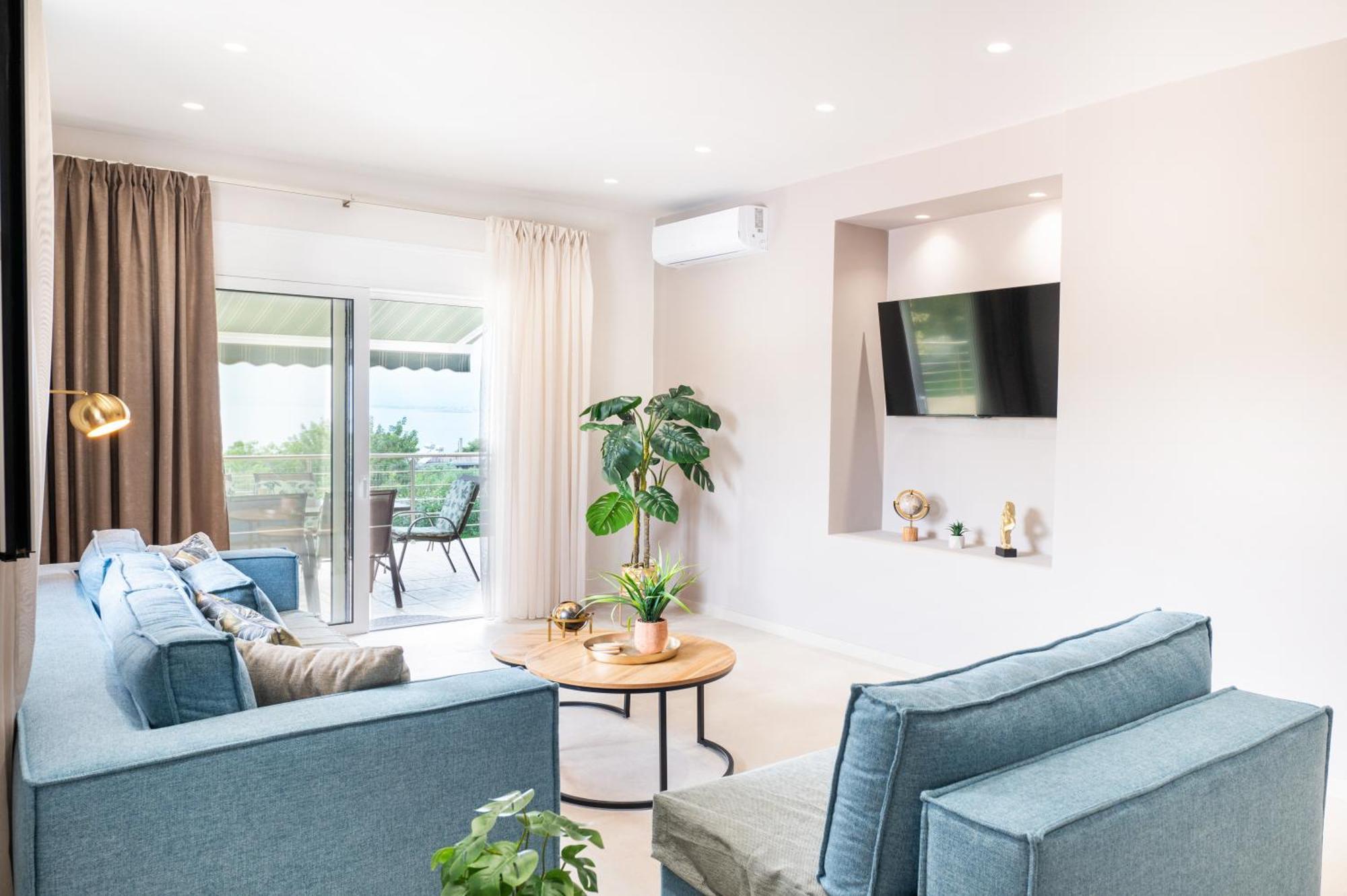 Thea Seaview Luxury Living Villa Kalamáta Eksteriør bilde